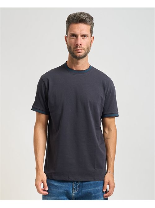 Men's Armani Exchange T-shirt with contrast profile ARMANI EXCHANGE | XM001467-AF10356UB101